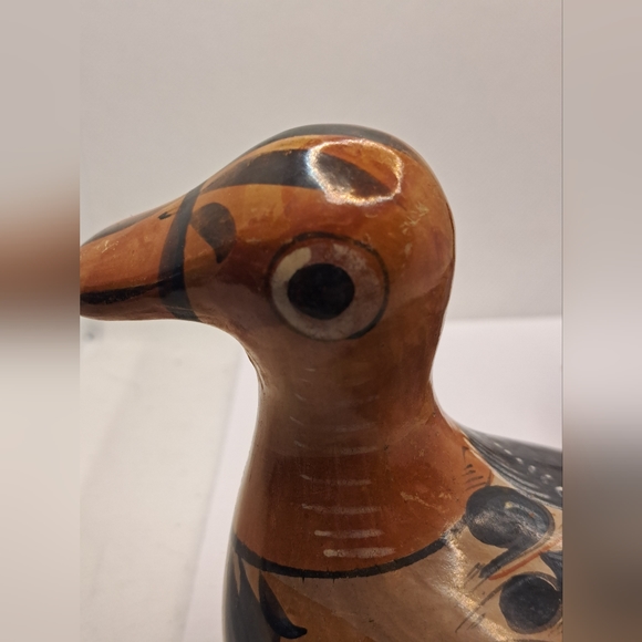 2 Mexican Tonala Pottery Bird Dove Pigeon and or Chick Figurine Hand Painted - Picture 7 of 11